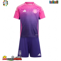 Camisa de Futebol Alemanha Equipamento Secundário Infantil Europeu 2024 Manga Curta (+ Calças curtas)